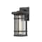 Z-Lite Jordan 1 Light Outdoor Wall Sconce, Oil Rubbed Bronze And Clear Seedy 570B-ORB - alternate 1